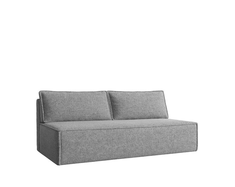 Sofa DUO z funkcją spania i przechowywania tkanina Verita Szary 652459