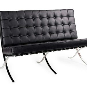 Sofa dwuosobowa BARCELON PRESTIGE PLUS czarna 158456 Sofa dwuosobowa BARCELON PRESTIGE PLUS czarna 158456