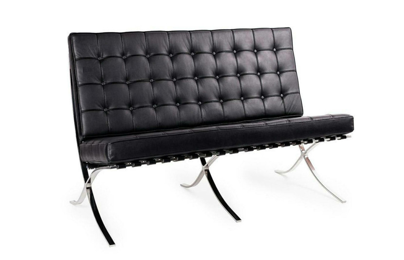 Sofa dwuosobowa BARCELON PRESTIGE PLUS czarna 158456
