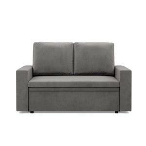 Sofa dwuosobowa, BLOM, velvet, 148x87x90 cm, jasny szary | TYLETEGOTU 773366 Sofa dwuosobowa, BLOM, velvet, 148x87x90 cm, jasny szary | TYLETEGOTU 773366