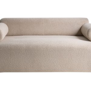 Sofa dwuosobowa boucle baranek beżowa 866707 Sofa dwuosobowa boucle baranek beżowa 866707