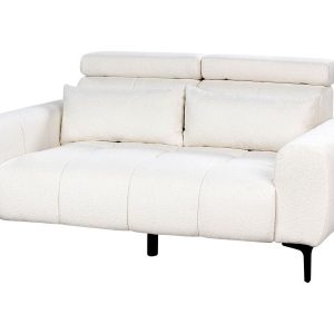 Sofa dwuosobowa boucle biała 451681 Sofa dwuosobowa boucle biała 451681