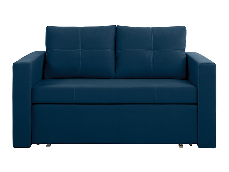 Sofa dwuosobowa Bunio III rozkładana z pojemnikiem niebieska 236032