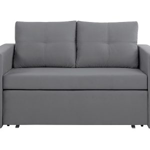Sofa dwuosobowa Bunio III rozkładana z pojemnikiem szara 273104 Sofa dwuosobowa Bunio III rozkładana z pojemnikiem szara 273104