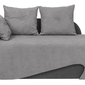 Sofa dwuosobowa Cerro rozkładana z pojemnikiem szara 75280 Sofa dwuosobowa Cerro rozkładana z pojemnikiem szara 75280