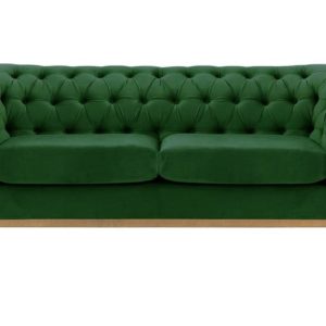 Sofa dwuosobowa Chesterfield Modern Wood-Velluto 10 195119 Sofa dwuosobowa Chesterfield Modern Wood-Velluto 10 195119