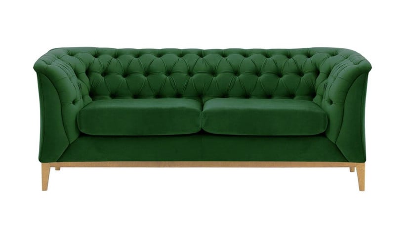 Sofa dwuosobowa Chesterfield Modern Wood-Velluto 10 195119