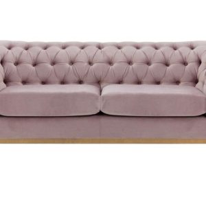Sofa dwuosobowa Chesterfield Modern Wood-Velluto 14 195110 Sofa dwuosobowa Chesterfield Modern Wood-Velluto 14 195110