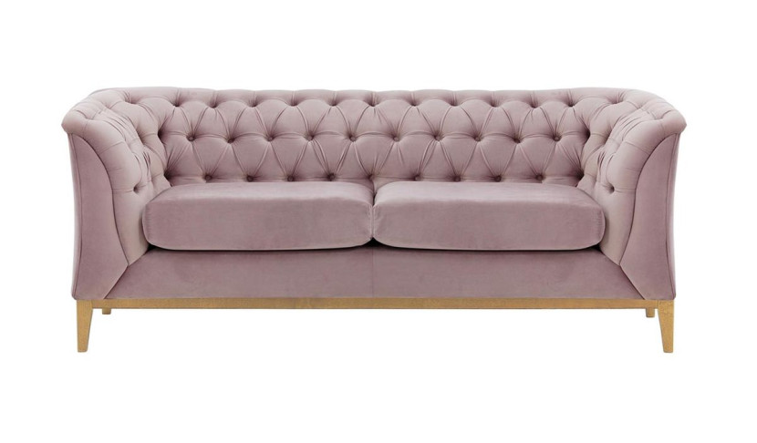 Sofa dwuosobowa Chesterfield Modern Wood-Velluto 14 195110