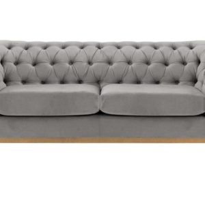 Sofa dwuosobowa Chesterfield Modern Wood-Velluto 15 195104 Sofa dwuosobowa Chesterfield Modern Wood-Velluto 15 195104