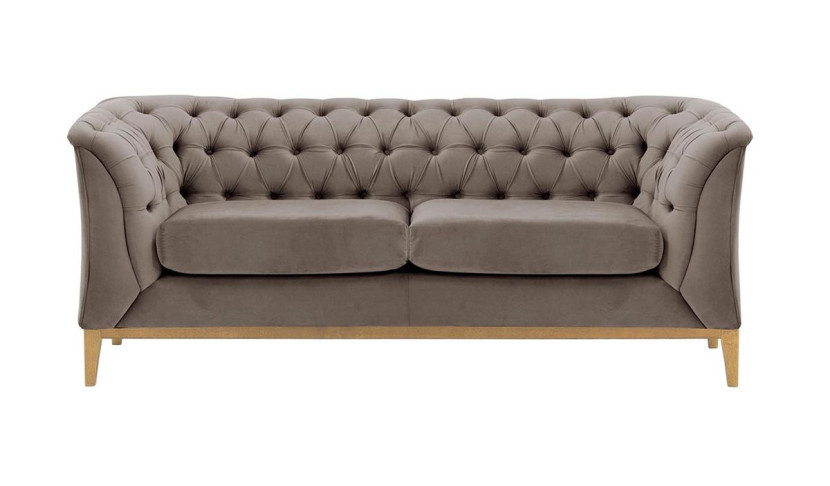 Sofa dwuosobowa Chesterfield Modern Wood-Velluto 17 195123