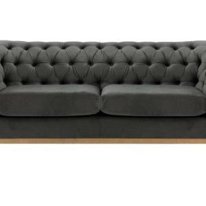 Sofa dwuosobowa Chesterfield Modern Wood-Velluto 19 195108 Sofa dwuosobowa Chesterfield Modern Wood-Velluto 19 195108