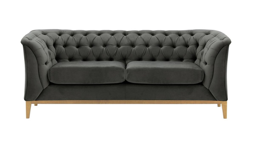 Sofa dwuosobowa Chesterfield Modern Wood-Velluto 19 195108