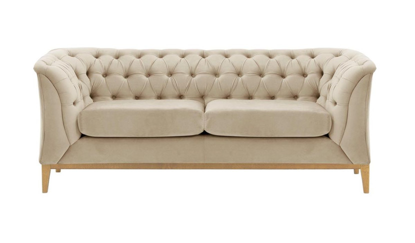 Sofa dwuosobowa Chesterfield Modern Wood-Velluto 2 195112