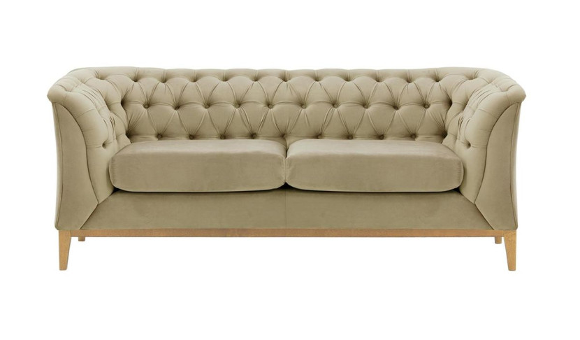 Sofa dwuosobowa Chesterfield Modern Wood-Velluto 3 195113