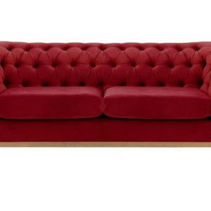 Sofa dwuosobowa Chesterfield Modern Wood-Velluto 7 195143 Sofa dwuosobowa Chesterfield Modern Wood-Velluto 7 195143
