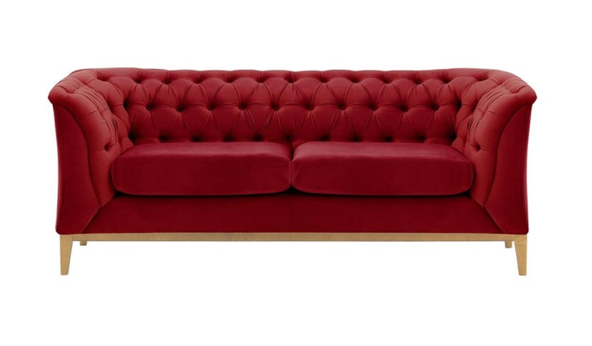 Sofa dwuosobowa Chesterfield Modern Wood-Velluto 7 195143