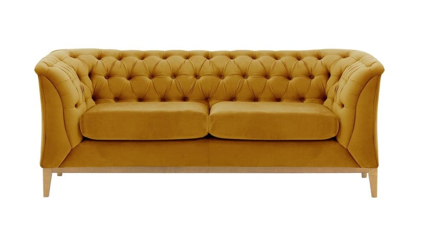 Sofa dwuosobowa Chesterfield Modern Wood-Velluto 8 195153