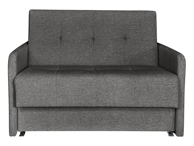 Sofa dwuosobowa Como z funkcja spania i pojemnikiem szara 295862