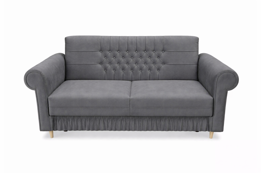 Sofa dwuosobowa CORINA z dekoracyjnym oparciem 1033520