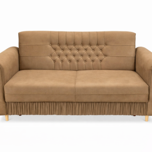 Sofa dwuosobowa CORINA z dekoracyjnym oparciem 1033526 Sofa dwuosobowa CORINA z dekoracyjnym oparciem 1033526