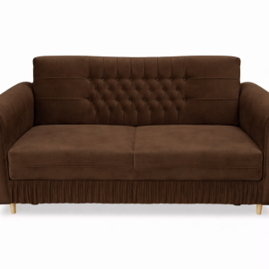 Sofa dwuosobowa CORINA z dekoracyjnym oparciem 1033527 Sofa dwuosobowa CORINA z dekoracyjnym oparciem 1033527