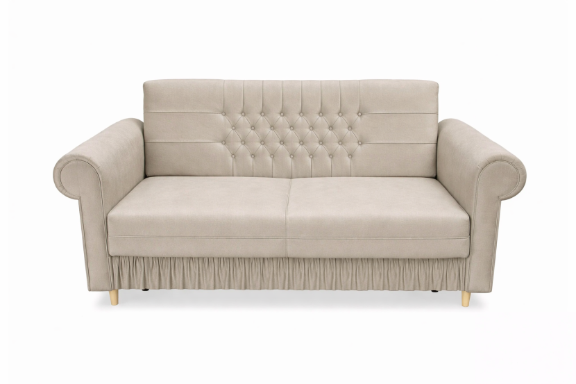 Sofa dwuosobowa CORINA z dekoracyjnym oparciem 1033530