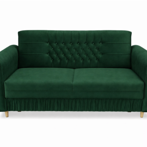 Sofa dwuosobowa CORINA z dekoracyjnym oparciem 1033534 Sofa dwuosobowa CORINA z dekoracyjnym oparciem 1033534