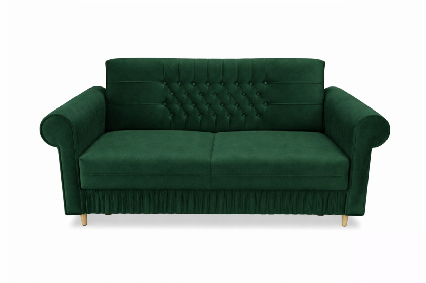 Sofa dwuosobowa CORINA z dekoracyjnym oparciem 1033534