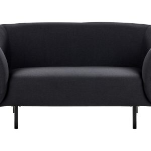 Sofa dwuosobowa czarna 451632 Sofa dwuosobowa czarna 451632