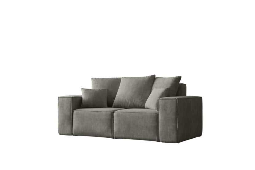 Sofa dwuosobowa ELLA, tkanina Noel, Szary 725946