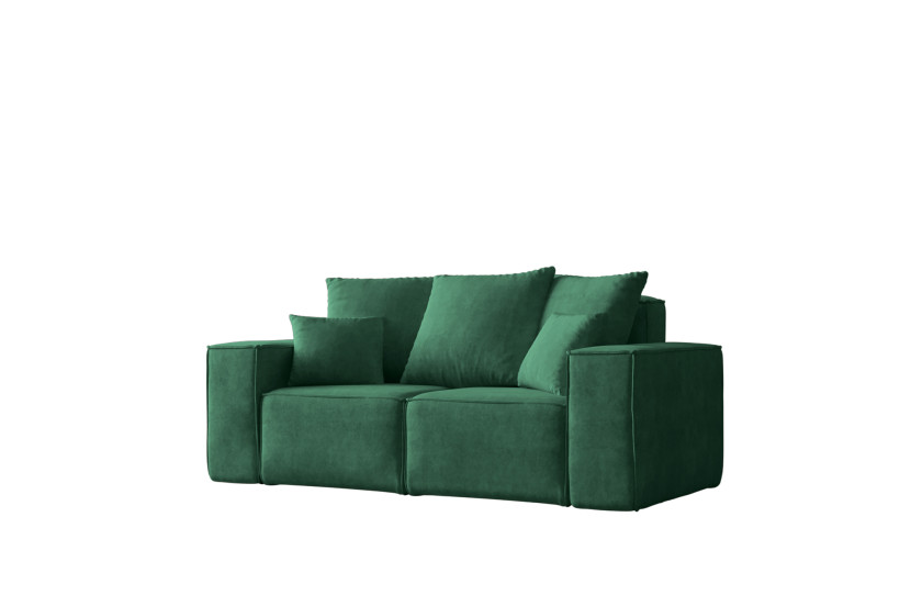 Sofa dwuosobowa ELLA, tkanina Noel, Zielony 725943