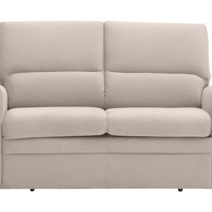 Sofa dwuosobowa Fulla rozkładana z pojemnikiem beżowa 52096