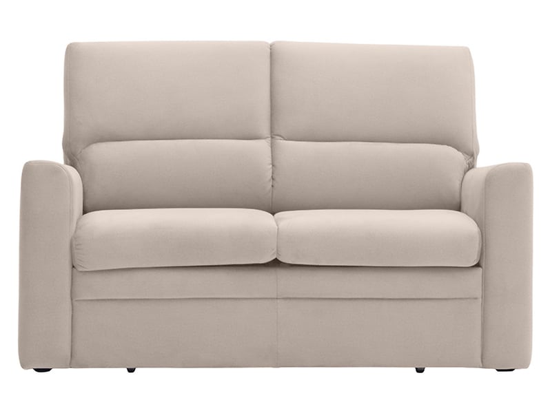 Sofa dwuosobowa Fulla rozkładana z pojemnikiem beżowa 52096