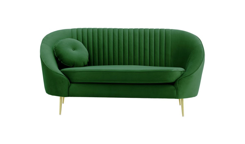 Sofa dwuosobowa Kooper z przeszyciami-Velluto 10 198503