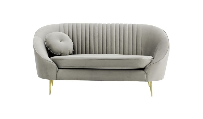 Sofa dwuosobowa Kooper z przeszyciami-Velluto 15 198606