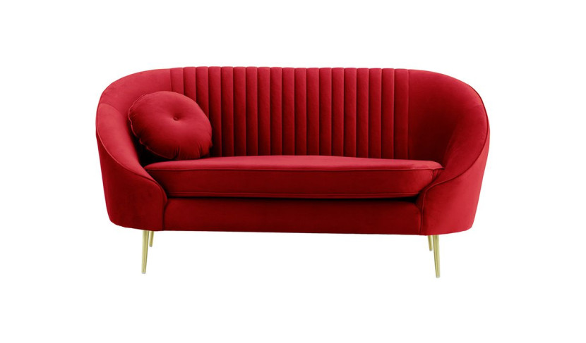 Sofa dwuosobowa Kooper z przeszyciami-Velluto 7 198562