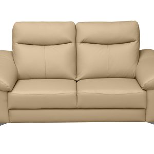 Sofa dwuosobowa Luna 2 nierozkładana skóra naturalna beżowa 43177 Sofa dwuosobowa Luna 2 nierozkładana skóra naturalna beżowa 43177