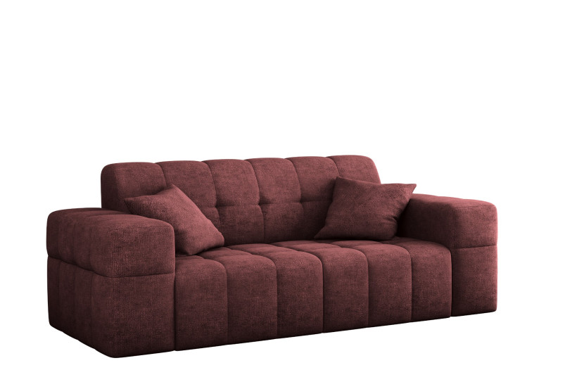 Sofa dwuosobowa NIMES, tkanina Perfect Harmony, Bordowy 679499