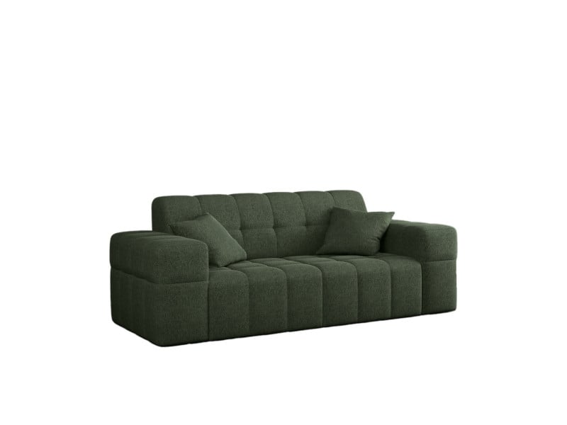 Sofa dwuosobowa NIMES, tkanina Verita, wiele kolorów Ciemnozielony 662089