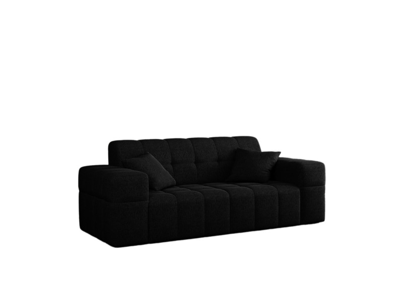 Sofa dwuosobowa NIMES, tkanina Verita, wiele kolorów Czarny 662083