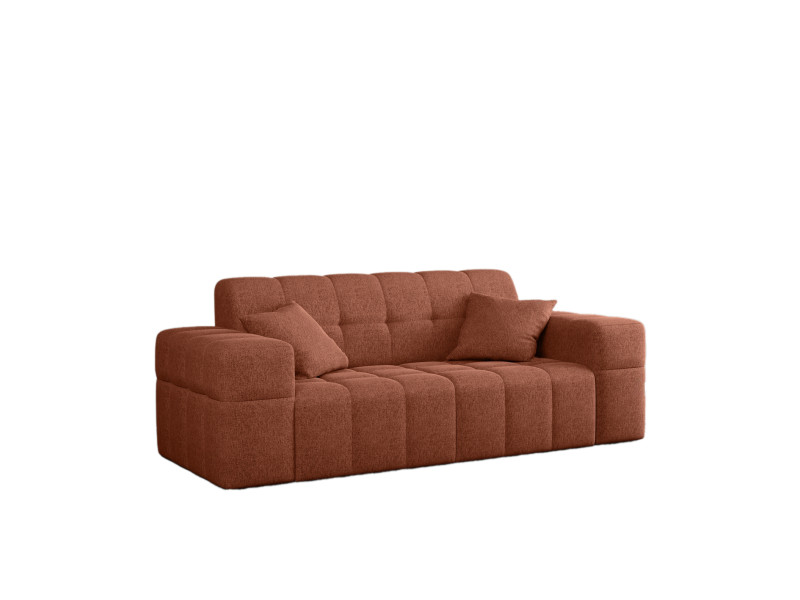 Sofa dwuosobowa NIMES, tkanina Verita, wiele kolorów Miedziany 662090