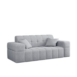 Sofa dwuosobowa NIMES, tkanina Verita, wiele kolorów Szary 662095