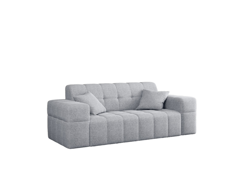 Sofa dwuosobowa NIMES, tkanina Verita, wiele kolorów Szary 662095
