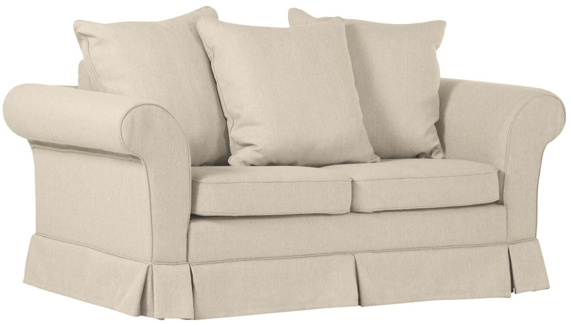 Sofa dwuosobowa rozkładana ESTELLA 120 jasny beż 83194