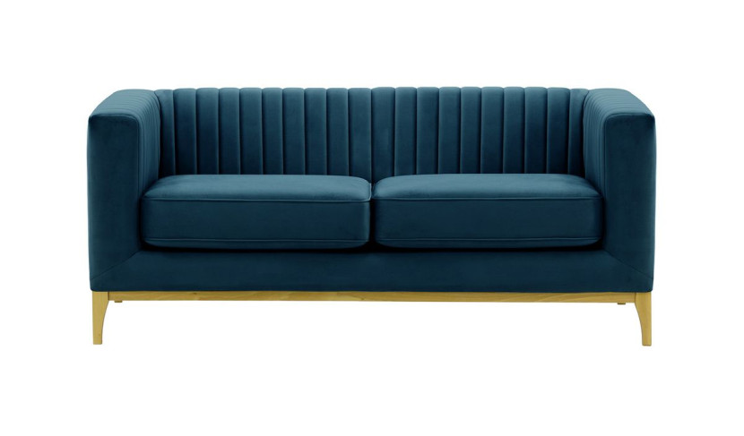 Sofa dwuosobowa Slender Wood-Velluto 11-like oak 195268