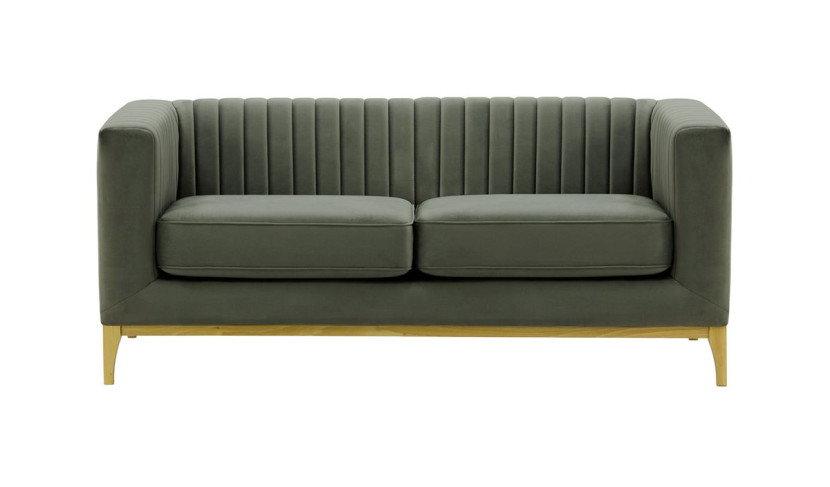 Sofa dwuosobowa Slender Wood-Velluto 19-like oak 195287