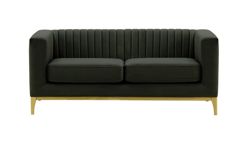Sofa dwuosobowa Slender Wood-Velluto 20-like oak 195252