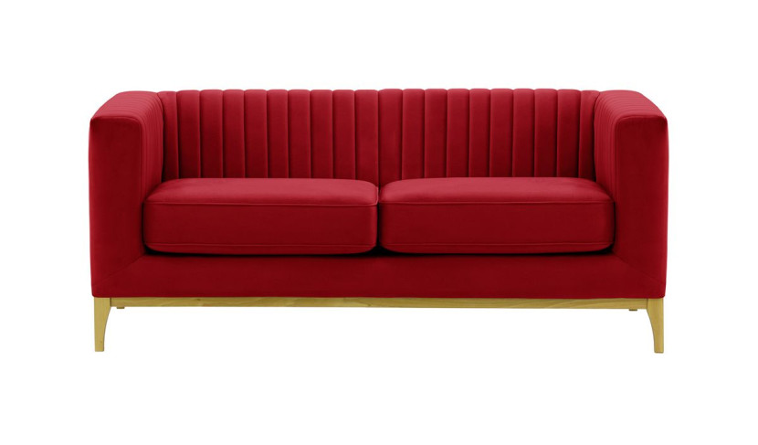Sofa dwuosobowa Slender Wood-Velluto 7-like oak 195230