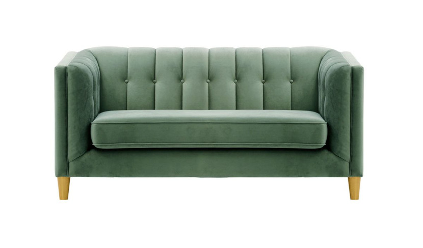 Sofa dwuosobowa Sodre-Velluto 12-like oak 434790